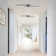 2 - Light Linear Minimalist Strip Led Semi Flush Mount