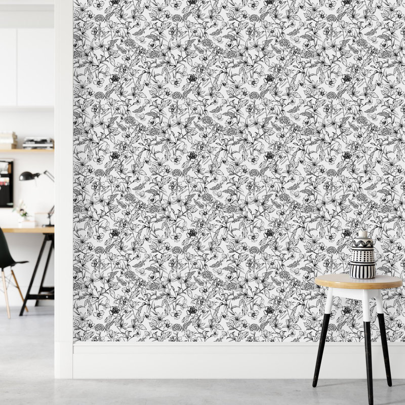 Carreau de papier peint l 25 po, L 2,09 pi x L 10,42 pi