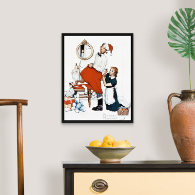 «Santa's Surprise», art mural sur toile