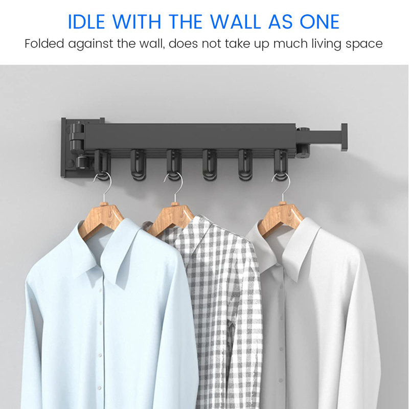 Swarthout Iron Wall-Mounted Drying Rack
