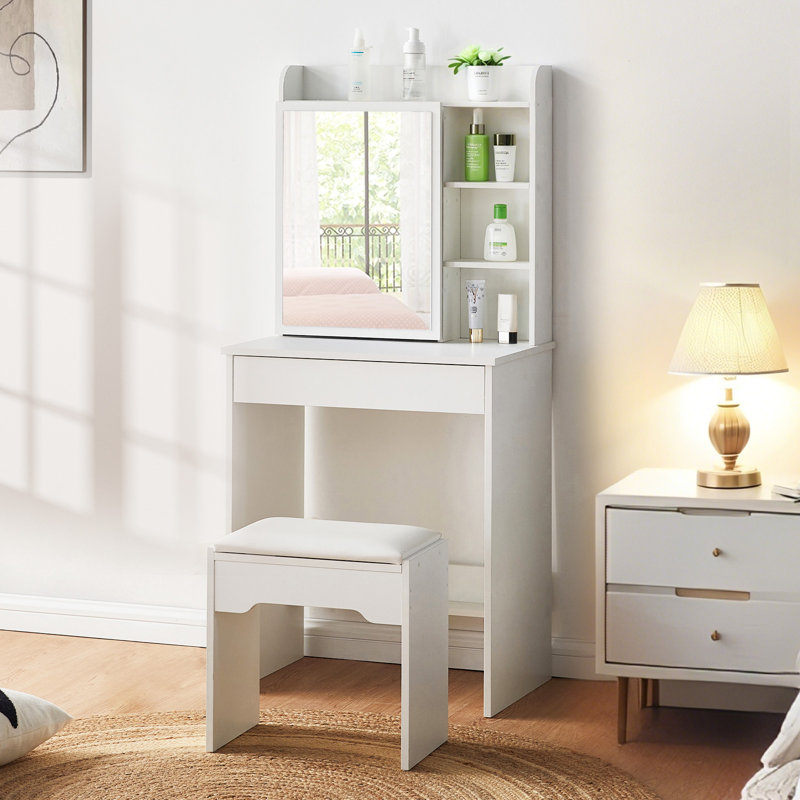Lucritia Dressing Table with Mirror