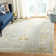 Ajanthan Hand Knotted Wool Blue/Ivory Rug