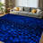 Blue Cobalt Water Drop Abstract Wet Backdrop Bright Machine Washable Indoor Area Rug-129431021