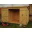 Shiplap Pent 10 ft. W x 8 ft. D Wooden Tongue & Groove Garden Shed