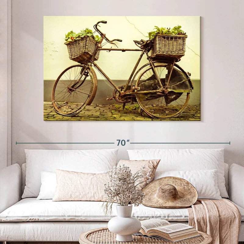 Rickety Bicycle, 34" H x 51" W