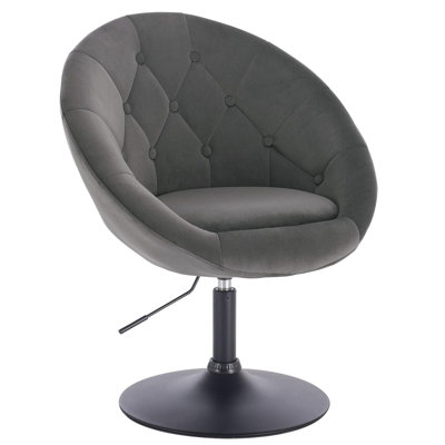 Princeton Velvet Swivel Accent Chair