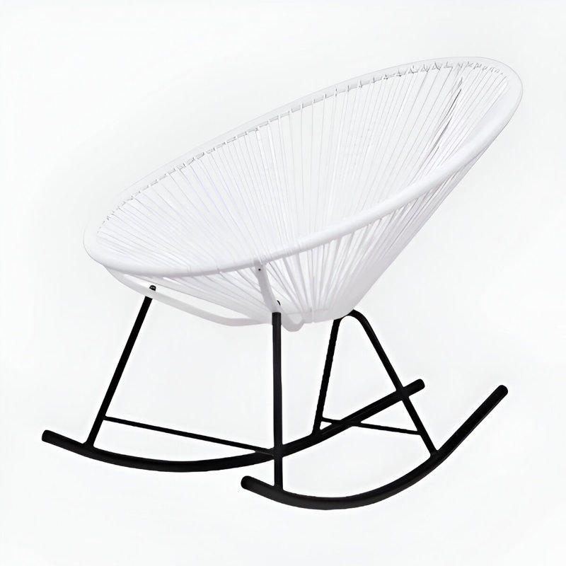 Chaise berçante Acapulco, Blanc