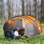 Arnlaugur 4Pop-up Camping Tent w/ Ground Sheet 4 Windows-68838018