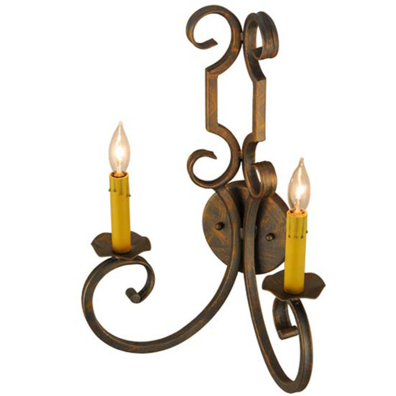 Carlo 2 - Light Candle Wall Light