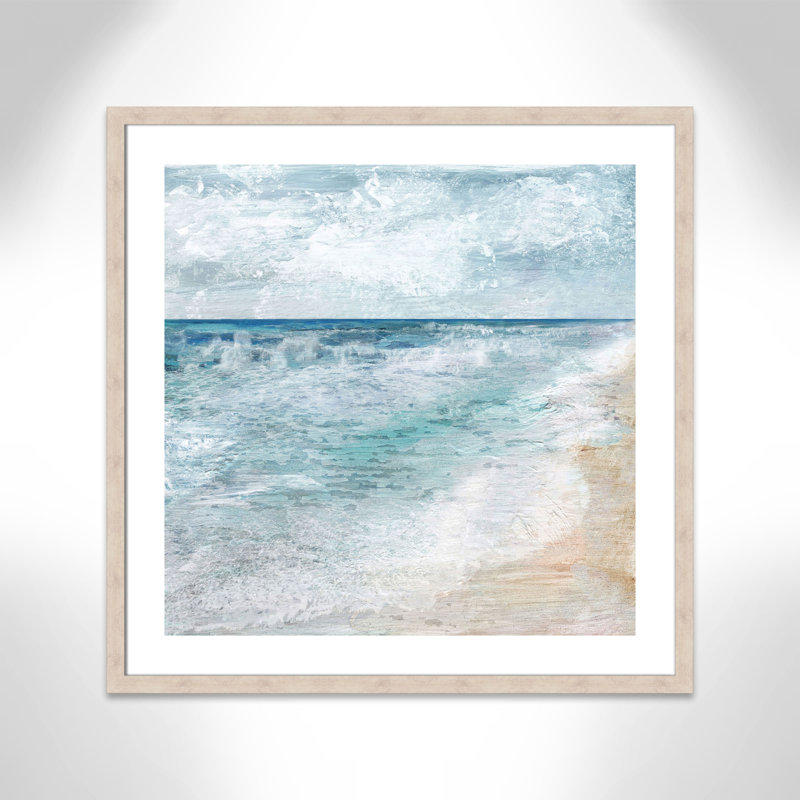 « shore walk », reproduction de peinture à l’acrylique encadrée