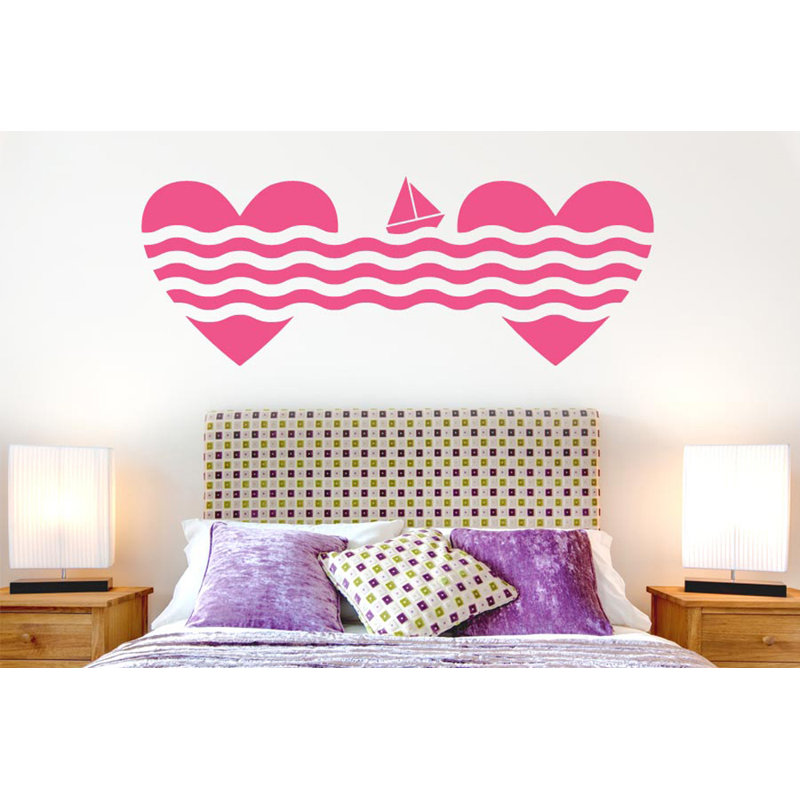 Non-Wall Damaging Wall Decal, Pink, Large