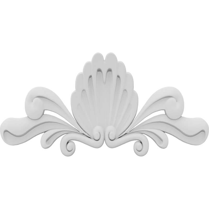 Rosette Sheffield, H 2,5 po x l 5 po x P 0,5 po