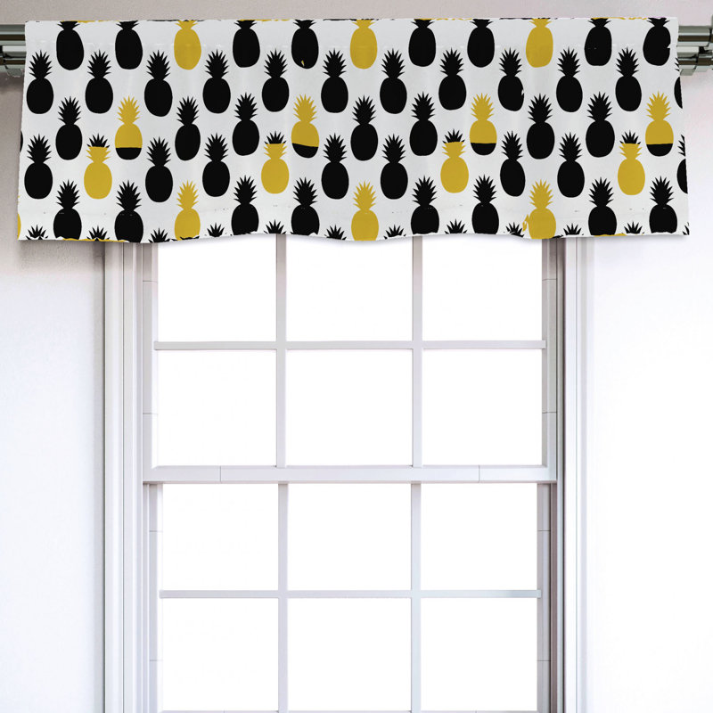 Sateen Ruffled Window Valance