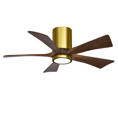 Ventilateur de plafond à 5 pales DEL avec ensemble d'éclairage inclus Irene