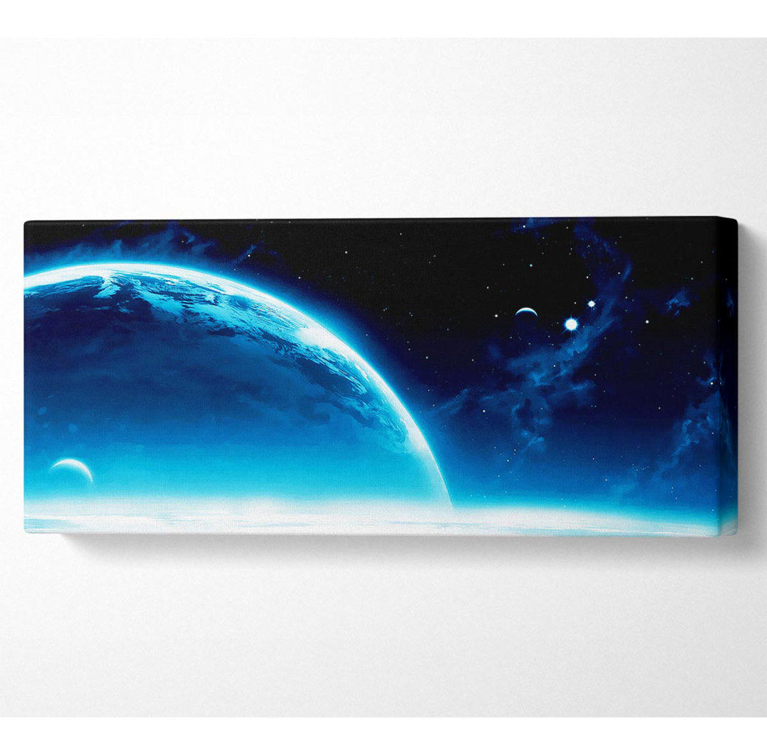 Blue Planet Horizon - Leinwanddrucke auf Leinwand