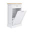 Poubelle en bois manufacturé (10 gallons)-95136785