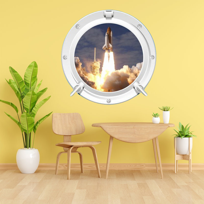 Non-Wall Damaging Window Decal, 28" H x 28" W