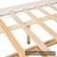 Lit plateforme double en bois massif-513216268