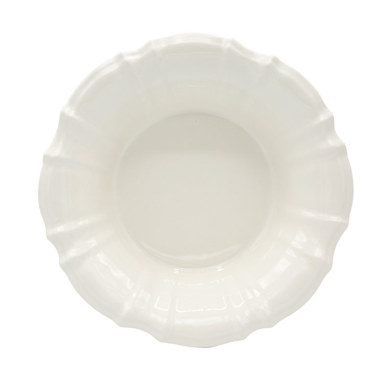 Chloe Pasta Bowl, White, 9.84"