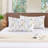Floral Pillowcases King Size Set of 2, White Meadow Wildflower Pillow Covers, Soft Breathable 100% Cotton Pillow Cases with Envelope Closure, Cottage Style-135450382