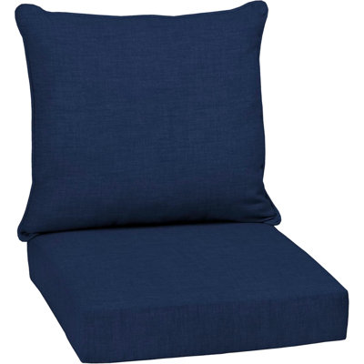 Outdoor Deep Seat Cushion Set, Weather-Proof, Rain-Proof, Fade Resistant Patio Cushion For Chair, Sofa, And Couch