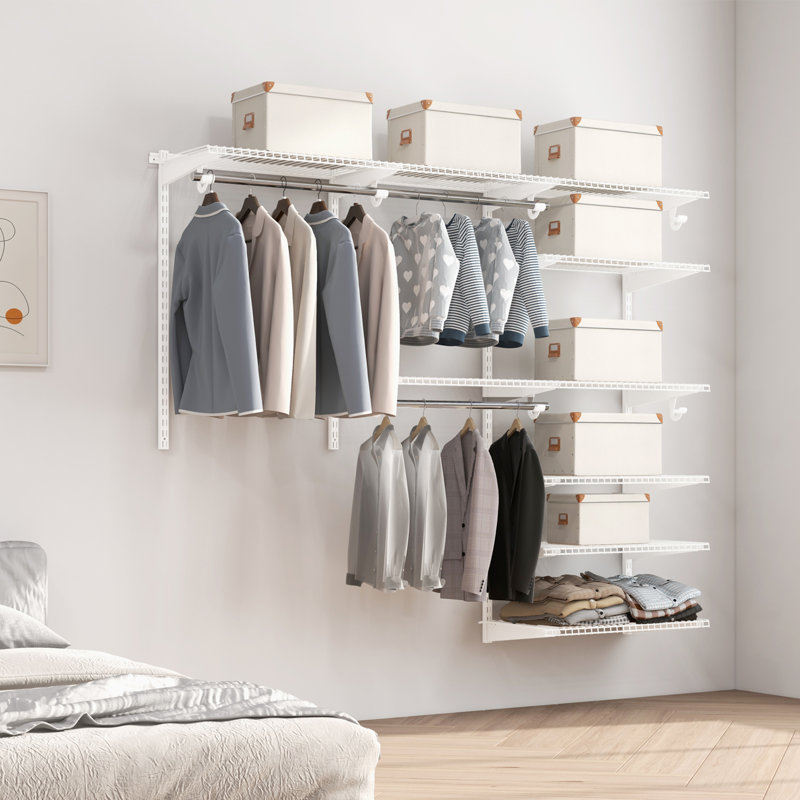 Ensemble de démarrage pour système de placard l 72 po Marelle, Blanc