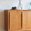 Armoire d'entrée moderne en bois massif minimaliste