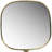 11" Golden Square Frame Handheld Mirror
