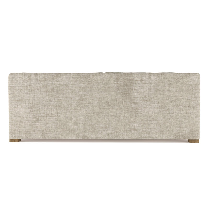 Causeuse Crosby, H 32,5 po x l 72 po x P 43 po, Patiné, Velours écrasé huître