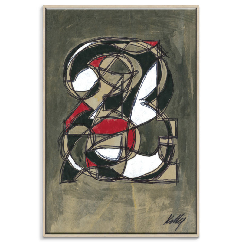 2-3-4-7-8 by Kelly Stewart - Print on Canvas, Timber , 76cm H x 51cm W