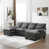 Gray Chenille