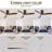 52 Inch Indoor Flush Mount Ceiling Fan With LED Light And Remote Control