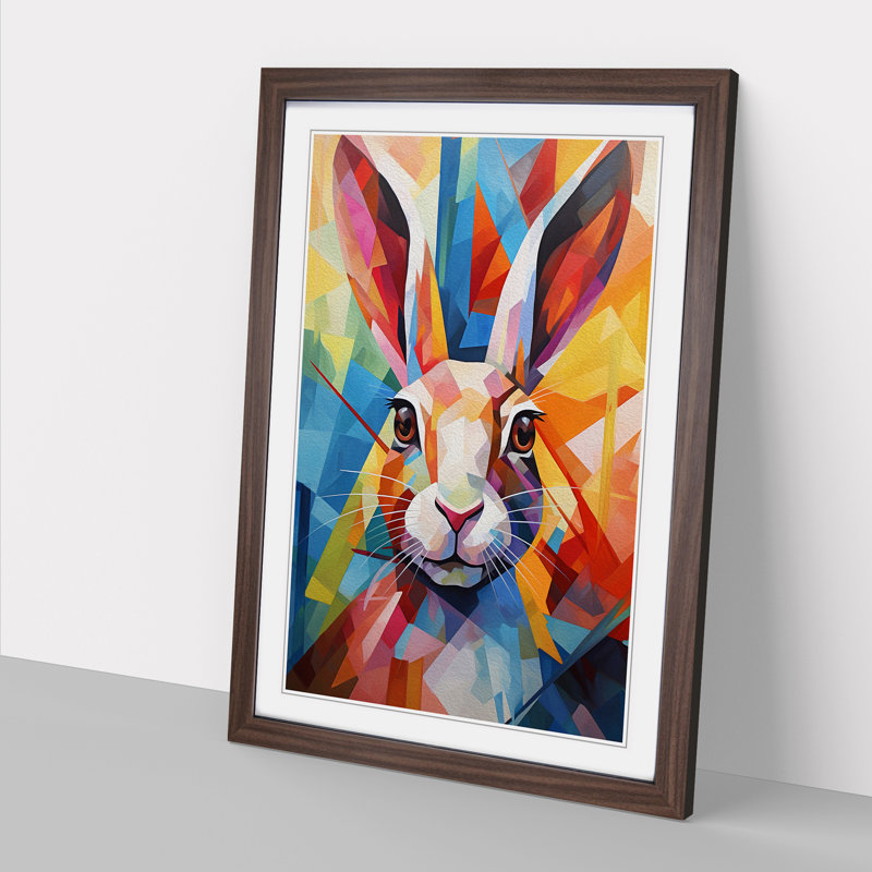 Hare Abstract No.2 - Framed Print