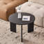 Ensemble de 2 tables basses rondes gigognes pour le salon [hauteur interchangeable] Table d'appoint Mid Century-1356810745