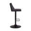 Chaise de bar pivotante en similicuir de 42 po à hauteur réglable avec repose-pieds-1820610233