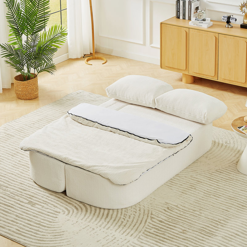 Canapé-lit de style moderne pour l'intérieur, canapé-lit convertible, canapé-lit à compression en futon pliant moderne, idéal pour le salon, la chambre à coucher et les appartements
