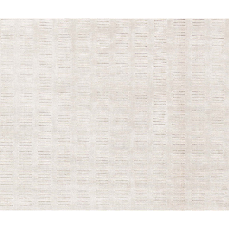 Striped Area Rug in Ivory, Rectangle 5'11" x 8'11"