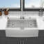 33 Station de travail encastrable 33 - évier de cuisine 33 * 22 * 10 évier de cuisine à tablier frontal en acier inoxydable de calibre 16
