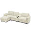 Canapé modulaire avec rangement, canapé moderne beige-1140185275