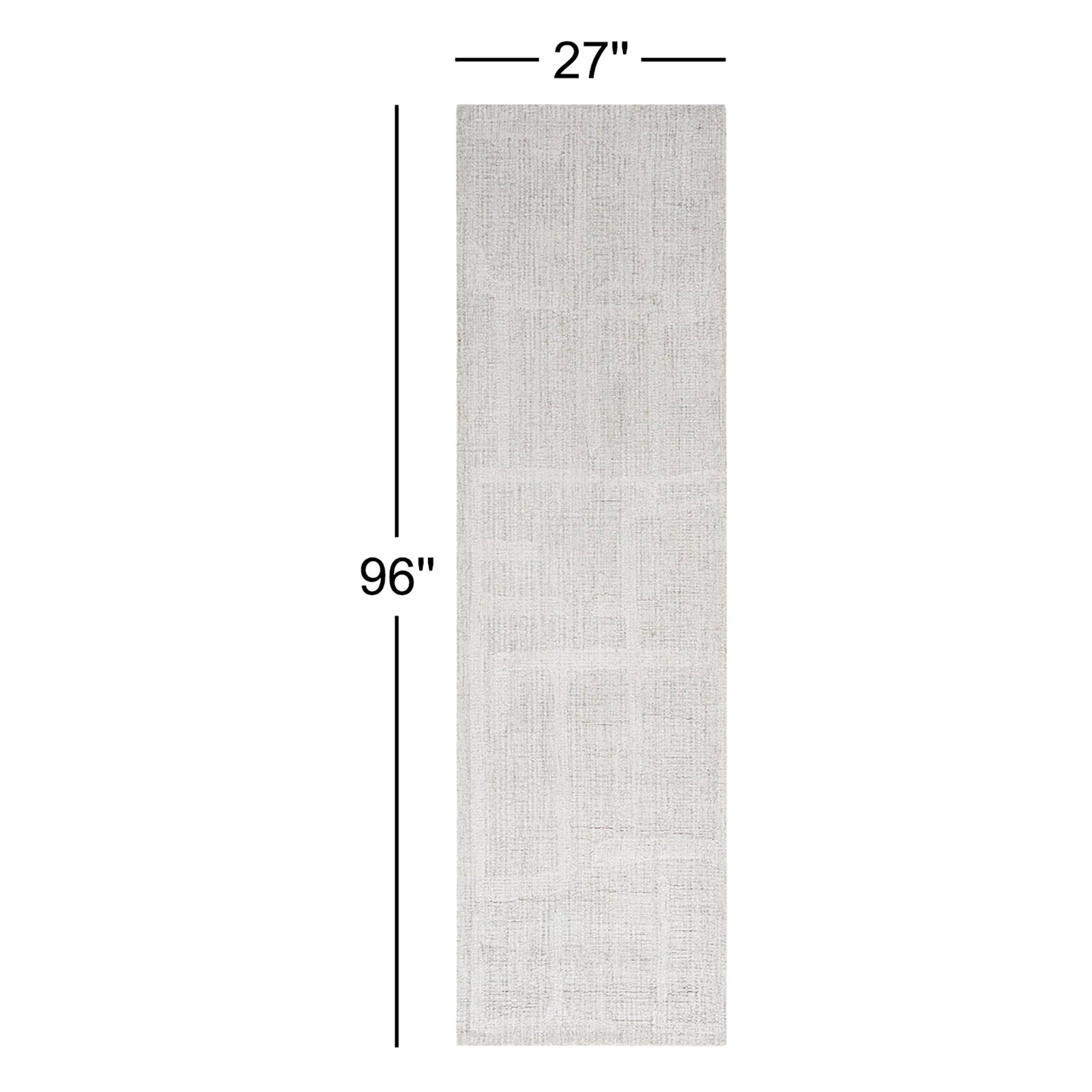 Arthella Hand-Tufted Abstract Wool Rug, Runner 2'3" x 8'