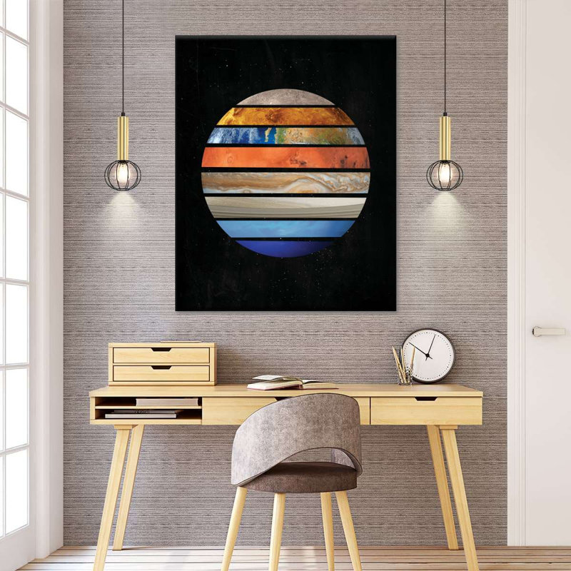 " Planets As One " by EduCrafts Designs, 10" H x 8" W x 1" D
