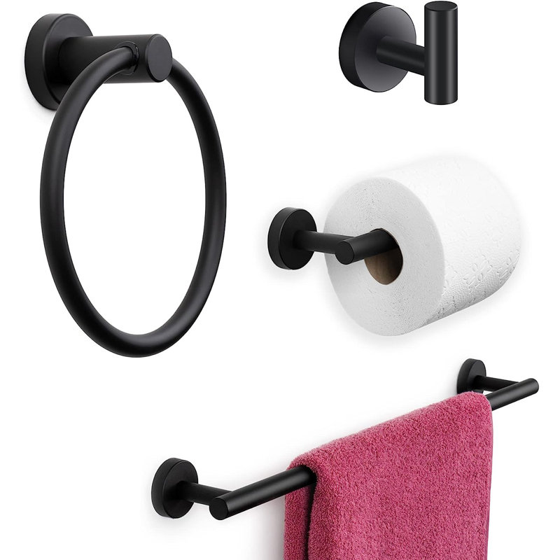 4 - Piece Bathroom Hardware Set