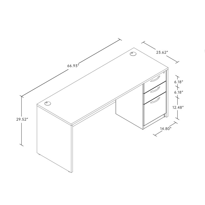 Executive Desk, Espresso