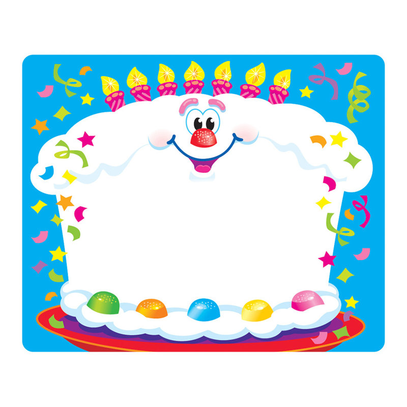 Étiquette de nom happy birthday