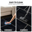 Tapis noir antidérapant Windowpane Grid-927281015