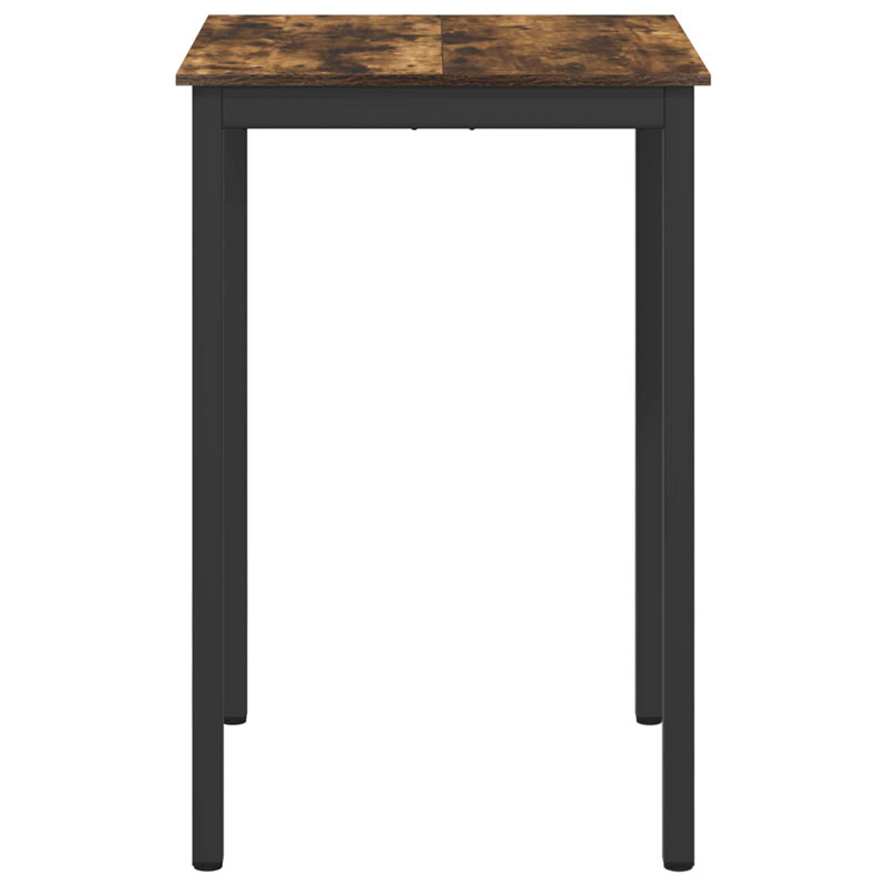 Standing Bar Table Engineered Wood, 105cmH x 70cmL x 70cmW, Walnut