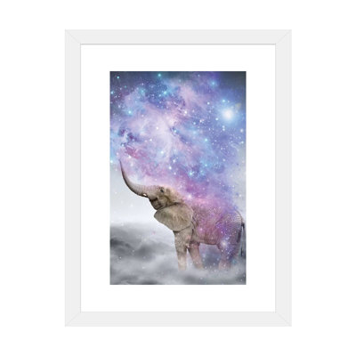 «Elephant - Dust Galaxy» par Soaring Anchor Designs - impression d'art graphique