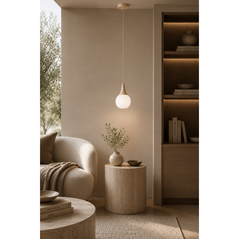 - Light Beige Pendant, 15, 1