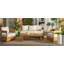 Burt Solid Acacia Wood Patio Club Chair