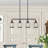 Leyden 4 - Light Earth Black Kitchen Island Pendant